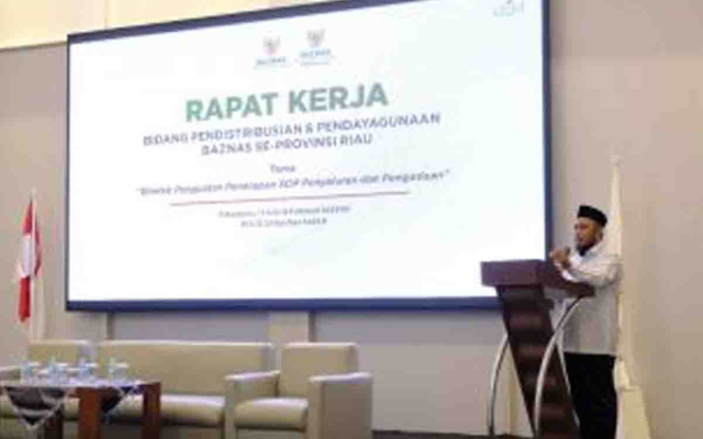 Baznas Riau Gelar Raker untuk Penguatan SOP Pengadaan dan Penyaluran Zakat