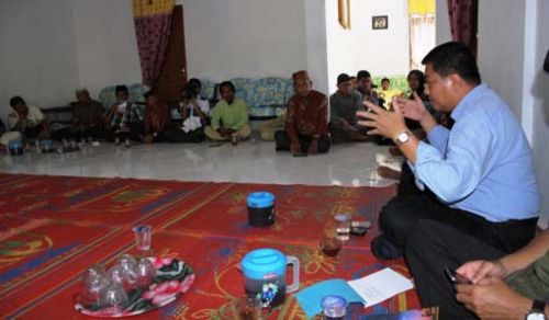 Jon Erizal Jalin Silaturahim Bersama Tokoh Masyarakat Bantan