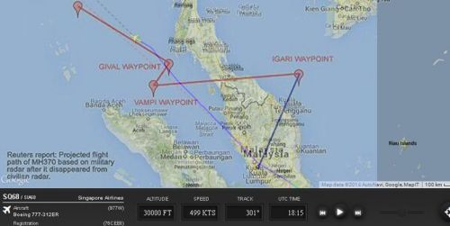 Pesawat MAS MH370 Diduga Sempat Tempel Singapore Airlines, Mengapa?