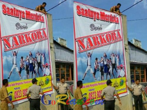 Begini Jurus Kapolsek Mandau Mengajak Warga, Tolak Peredaran Narkoba
