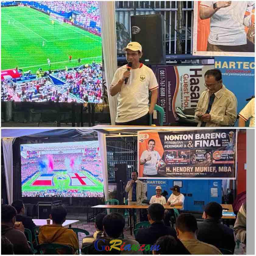 Nobar Piala Dunia Bersama Hendry Munief, Sorak-sorai Menggema Saat Inggris Paksa Prancis Menyerah 6-4