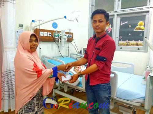 Pembaca GoRiau.com Beri Bantuan untuk Alhafizi, Bayi 4 Bulan Penderita Kulit Mengelupas