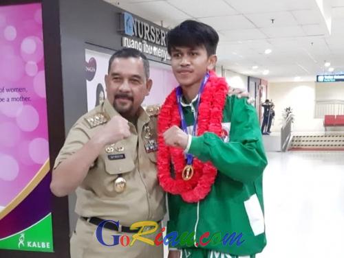 Anak Duri Juarai Gothia Cup 2019 di China, Kepulangan Alif Saviola Disambut Wagubri Edy Nasution