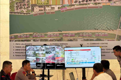 GoRiau Dikawal Ketat, CCTV Polda Riau Awasi Setiap Sudut Arena Pacu Jalur Kuansing 2025