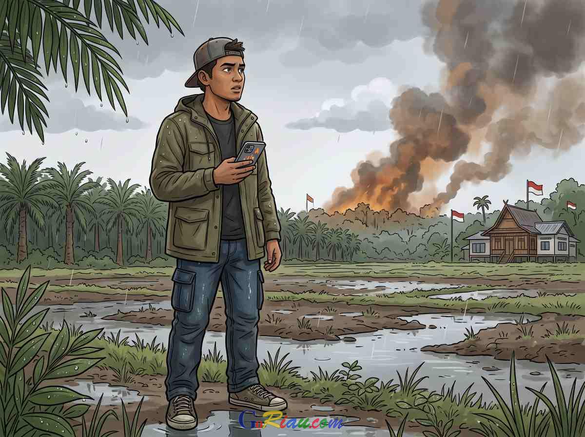 Riau Sumbang 87 Titik Panas, Karhutla Mengancam Wilayah Pelalawan dan Rohil