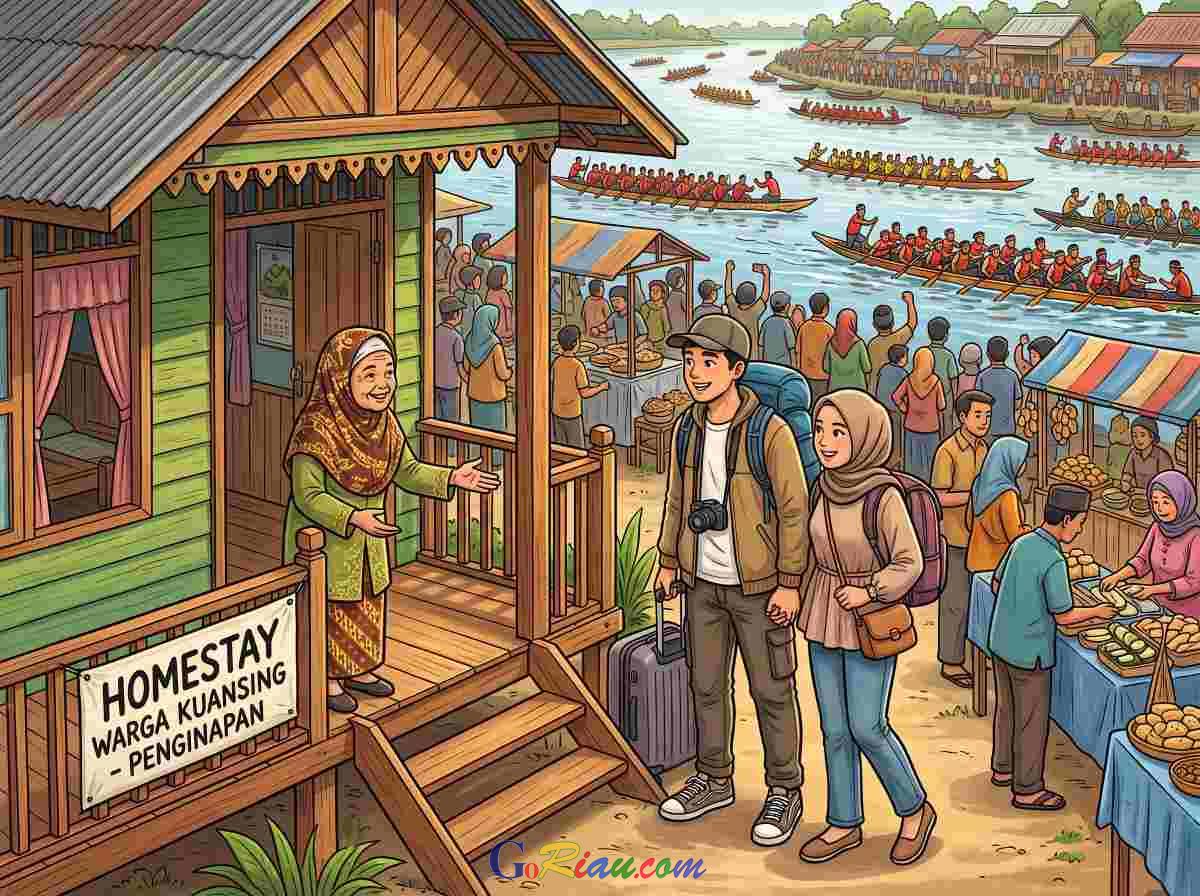 Hotel Penuh hingga Rumah Jadi Homestay, Geliat Ekonomi Pacu Jalur Kuansing Riau Butuh Pengelolaan Terarah