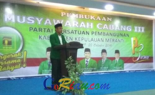 4 Kandidat Muncul Sebagai Calon Ketua DPC PPP Kepulauan Meranti, Ini Nama-namanya