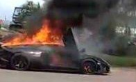 GoRiau Mobil Lamborghini Terbakar di Sentul City, Ternyata Milik Raffi Ahmad