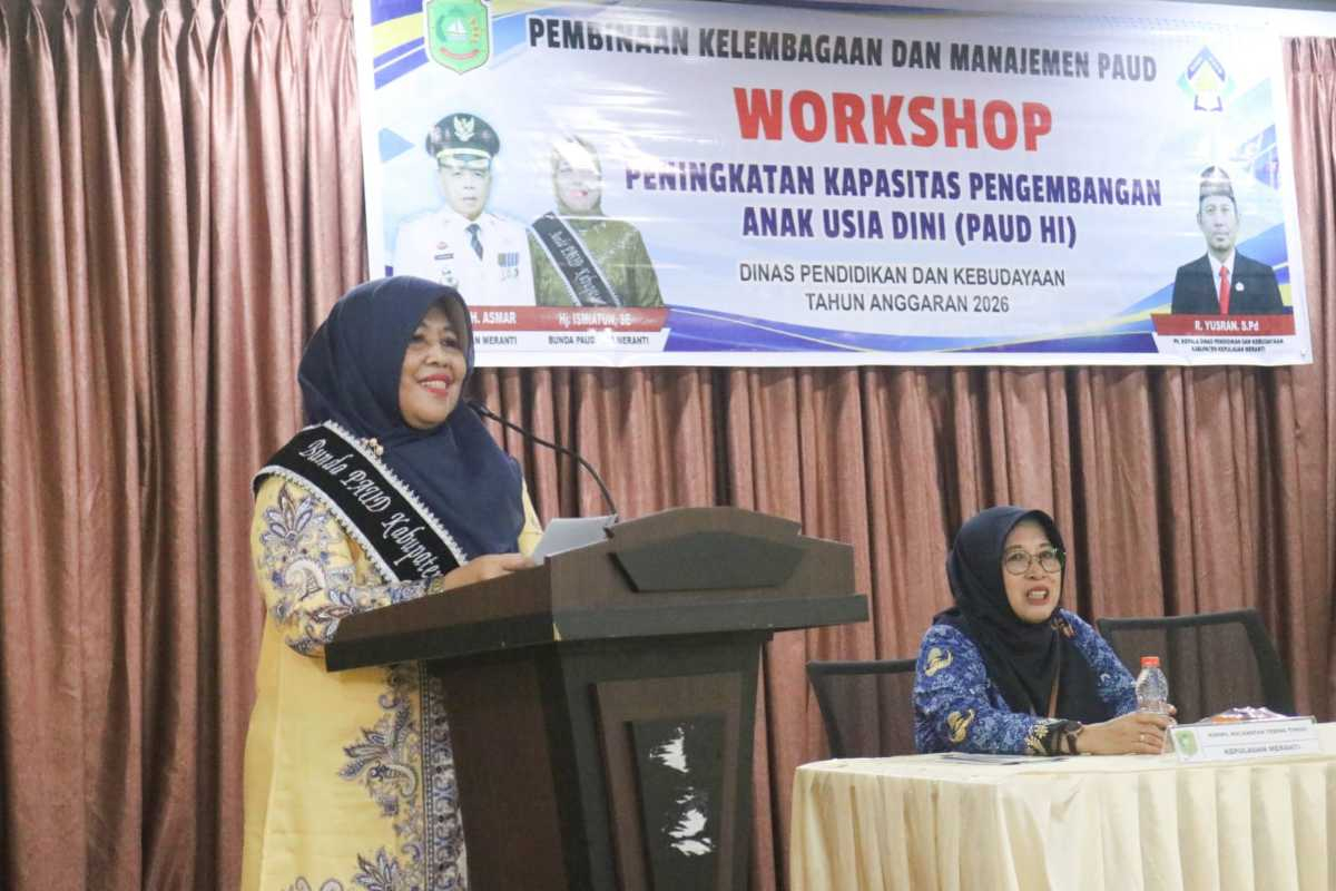 Dorong Pemenuhan Gizi dan Pendidikan, Bunda PAUD Kepulauan Meranti Gelar Workshop Integratif