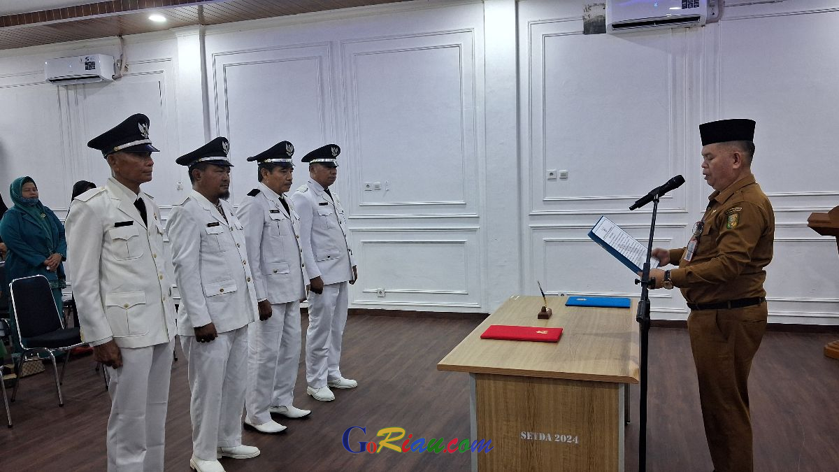 Sempat Ditinggalkan, Akhirnya Kuansing Angkat Kembali 4 Orang Kades, Ini Pertimbangannya!