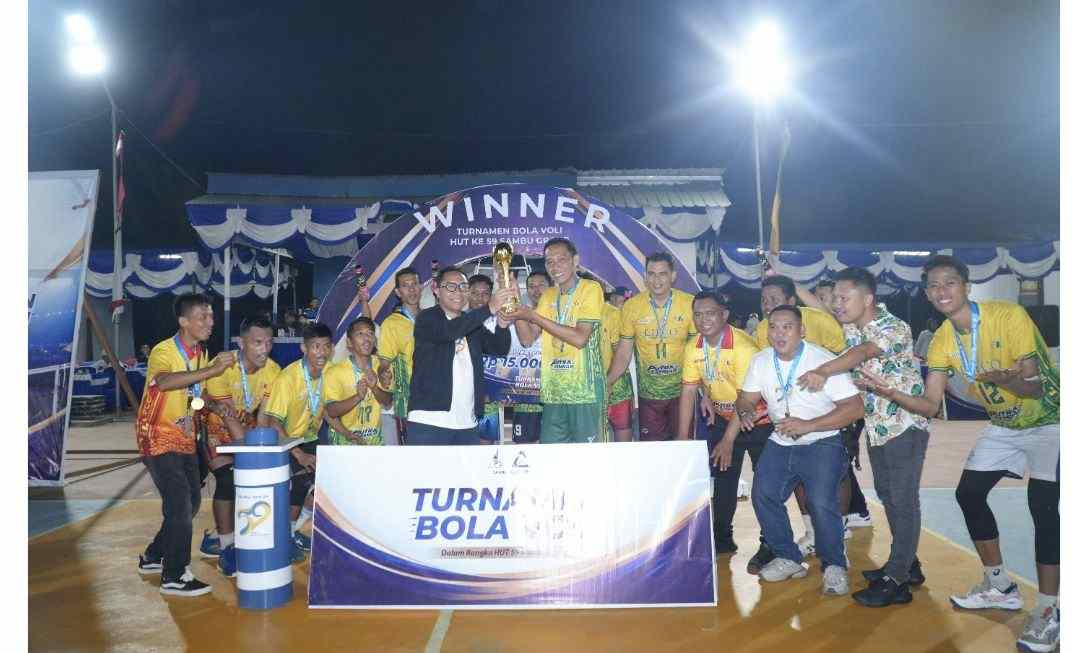Turnamen Bola Voli Sambu Group 2026 Sukses, Sportivitas dan Kekeluargaan Jadi Semangat Utama