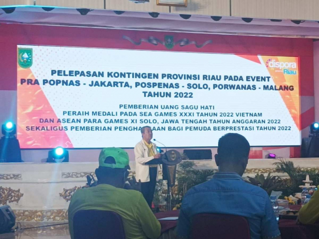 Gubri Lepas 3 Kontingen Riau yang akan Bertanding di Multi Event Olahraga Nasional