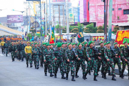 GoRiau Peleton Beranting Wujud Nyata Semangat Prajurit Infanteri TNI AD