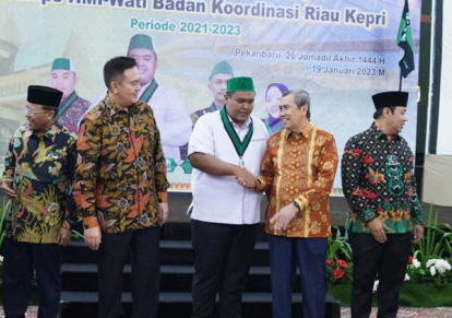 GoRiau Pengurus Badko HMI Riau-Kepri Dilantik, Gubernur Syamsuar Harap Bisa Membawa Perubahan