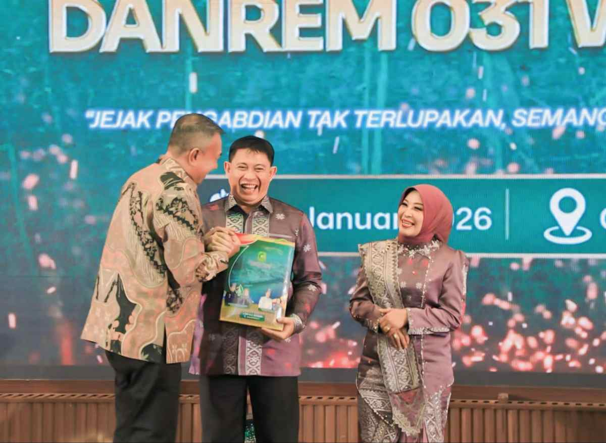 Pisah Sambut Danrem 031/Wira Bima, Wabup Muzamil Titip Harapan Sinergi TNI-Pemda Kian Kokoh