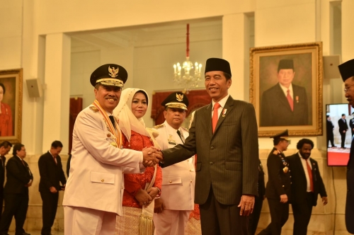 Presiden RI Lantik Gubri dan Wagubri, Alfedri Sampaikan Kesannya Selama Mendampingi Syamsuar