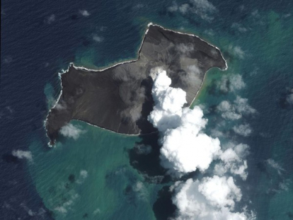 Letusan Gunung Tonga Semburkan Material Setinggi 58 Kilometer
