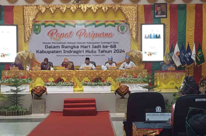 Di Umur 68 Tahun, DPRD Paripurnakan Hari Jadi Kabupaten Inhu yang Pertama