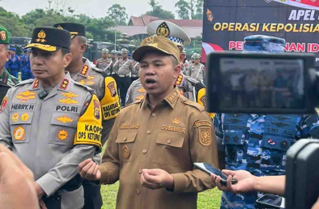 Gubernur Riau Abdul Wahid Tekankan Humanisme dan Keamanan dalam Operasi Ketupat-LK