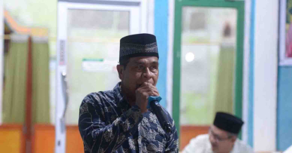 GoRiau Jemaah Masjid Al Watoniyah Rohil Antusias Ikuti Safari Ramadan Pemprov Riau