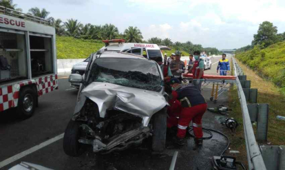 GoRiau Microsleep di Tol Pekanbaru - Dumai KM 38 Renggut Nyawa Pengemudi Asal Rumbai