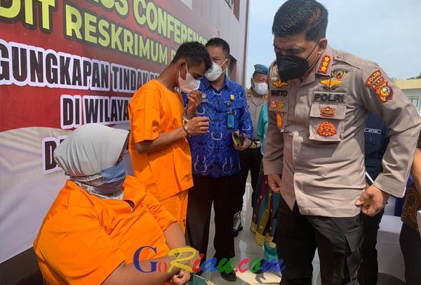 Tangkap Dua Pebisnis Pengiriman PMI Ilegal ke Malaysia, Polda Riau Sita Speedboad Hingga Uang Ringgit