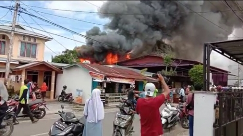 Kebakaran di Tanjung Harapan Tembilahan, Ini Pengakuan Pemilik Rumah