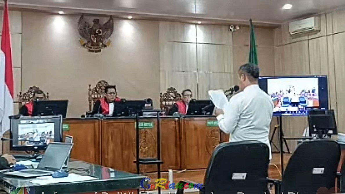 Sampaikan Pledoi Kasus PUPR Riau, Abdul Wahid Bantah Soal ‘Jatah Preman’, Ini Penjelasannya