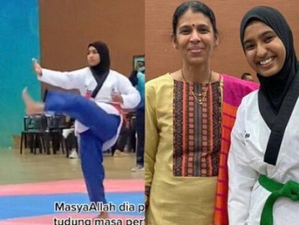 Atlet Taekwondo Non-Muslim Asal India Tampil Berhijab di Turnamen, Begini Ceritanya