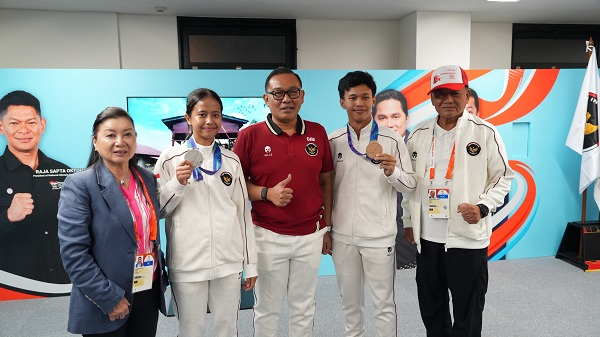 Indonesia Raih 1 Perak dan 4 Perunggu, CdM Todotua: Kami Bahagia, Ini Signifikan
