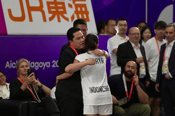 Apresiasi Perjuangan Sumaya, Menpora Erick Bilang Capaian Istimewa Teqball Raih 1 Perak dan 1 Perunggu