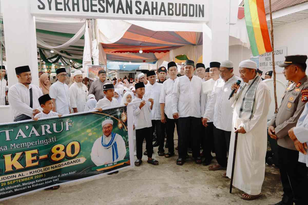 1.500 Peserta Ramaikan Pawai Akbar Haul ke-80 Tuan Guru Syekh Oesman di Bagansiapiapi