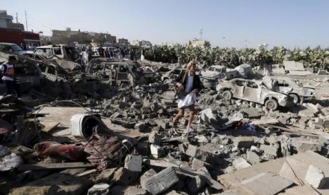 Serangan Udara Koalisi Saudi Bunuh 136 Warga Yaman
