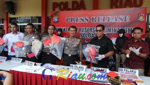 3 dari 5 Perampok Emas di Pelalawan Diterjang Timah Panas Tim Eagle Ditreskrimum Polda Riau, 4 Orang Residivis