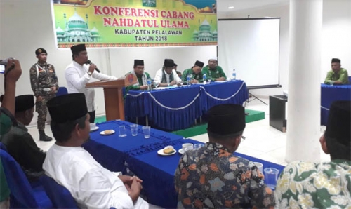 Terpilih Aklamasi, H Zukri Pimpin PCNU Kabupaten Pelalawan