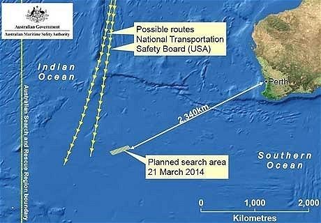 Ini Kedalaman Samudera Hindia Tempat Obyek Diduga Puing MAS MH370 Terdeteksi Satelit