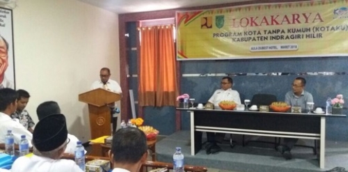Buka Lokakarya Program Kotaku, Tengku Eddy Targetkan 2019 Kawasan Kumuh di Inhil Berkurang
