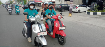 Seru Banget, Yamaha Gelar Rolling City Fazzio di Pekanbaru
