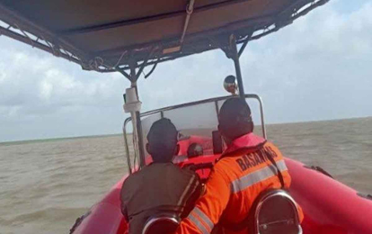 Kapal Pengangkut Kelapa Inhil Riau Tenggelam di Bata Karang Banyuasin