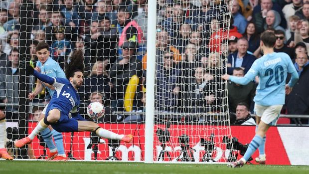 Bernando Cetak Gol, Man City Singkirkan Chelsea dan Melaju ke Final Piala FA