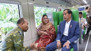 GoRiau Jokowi Resmikan Kereta Bandara Minangkabau Ekspres, Stasiunnya di Simpang Haru, Harga Tiket Rp10 Ribu