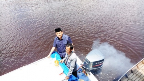 Berkunjung ke Desa-desa, Ketua DPRD Inhil Tinjau Pembangunan Infrastruktur