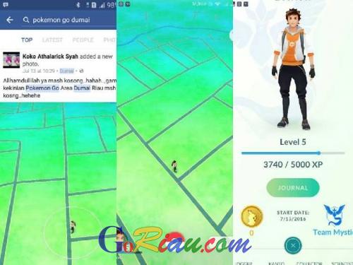 Ternyata, Warga Dumai di Riau Mulai Main Pokemon Go
