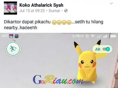 Demam Pokemon Go di Dumai, Eko Syahputra: Susahnya Naikkan Level