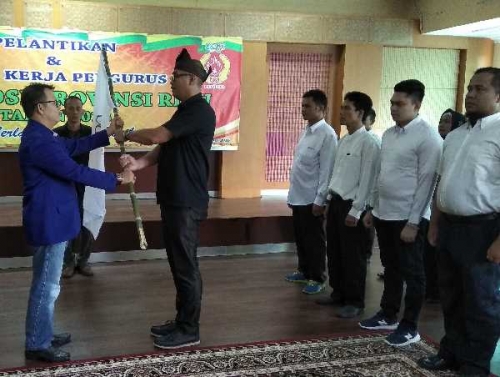Dilantik Jadi Ketua Porserosi, Fahmizal Usman Bertekad Tingkatkan Prestasi Olahraga Sepatu Roda Riau