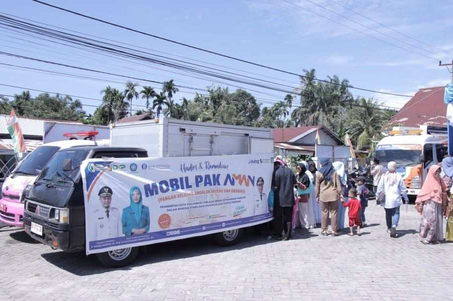 DKP Pekanbaru Operasikan Mobil Pangan Keliling Jual Beras SPHP Rp61 Ribu