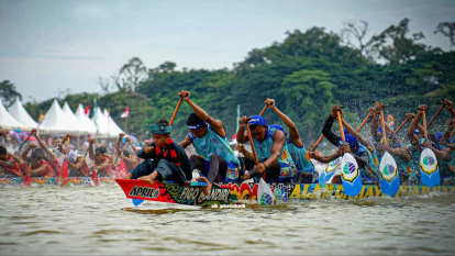 Pacu Jalur 2026: Dua Jalur Binaan RAPP Melaju ke Hari Ketiga di Tepian Narosa