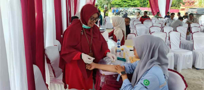 Apical Gelar Pemeriksaan Kesehatan dan Pengobatan Gratis bagi Warga Lubuk Gaung