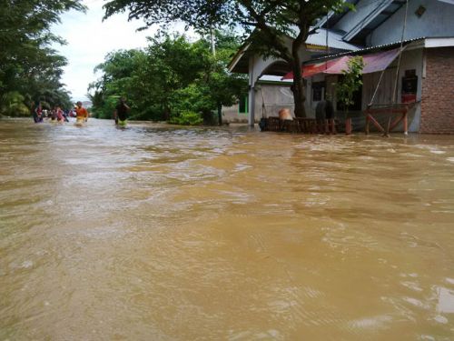 Banjir Rendam 2182 Rumah Warga di Lima Desa di Bonaidrussalam