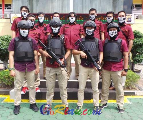 Inilah Tim Eagle, 25 Personel Polda Riau yang Dilatih Khusus Memburu dan Menyikat Para Bandit Kelas Kakap